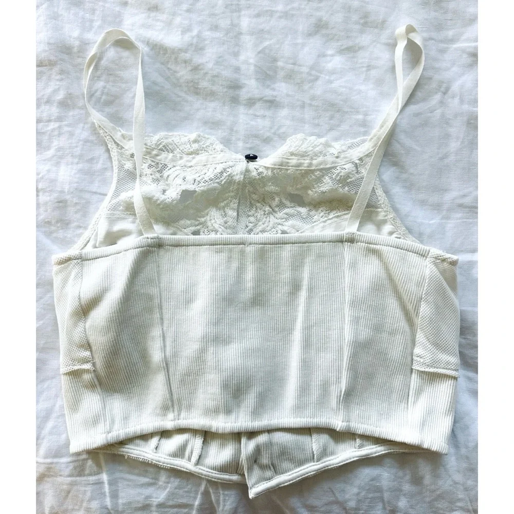 Free People Have My Heart Cropped Tank - Picture 6 of 9